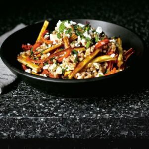 Roasted Carrot and Farro Salad