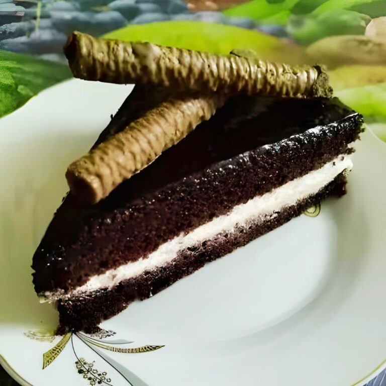 Chocolate Cake with Flutes Chocolate Recipe